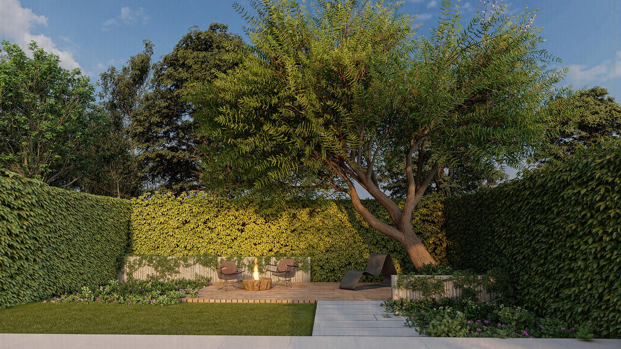 Árido pleno sol<br> 10x6 metros - Modelo 2