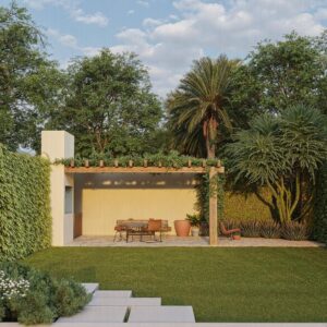 Árido pleno sol<br> 10x15 metros - Modelo 3