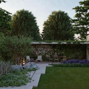 Mediterráneo pleno sol<br> 10x15 metros - Modelo 3