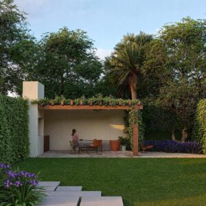 Mediterráneo pleno sol<br> 10x15 metros - Modelo 4