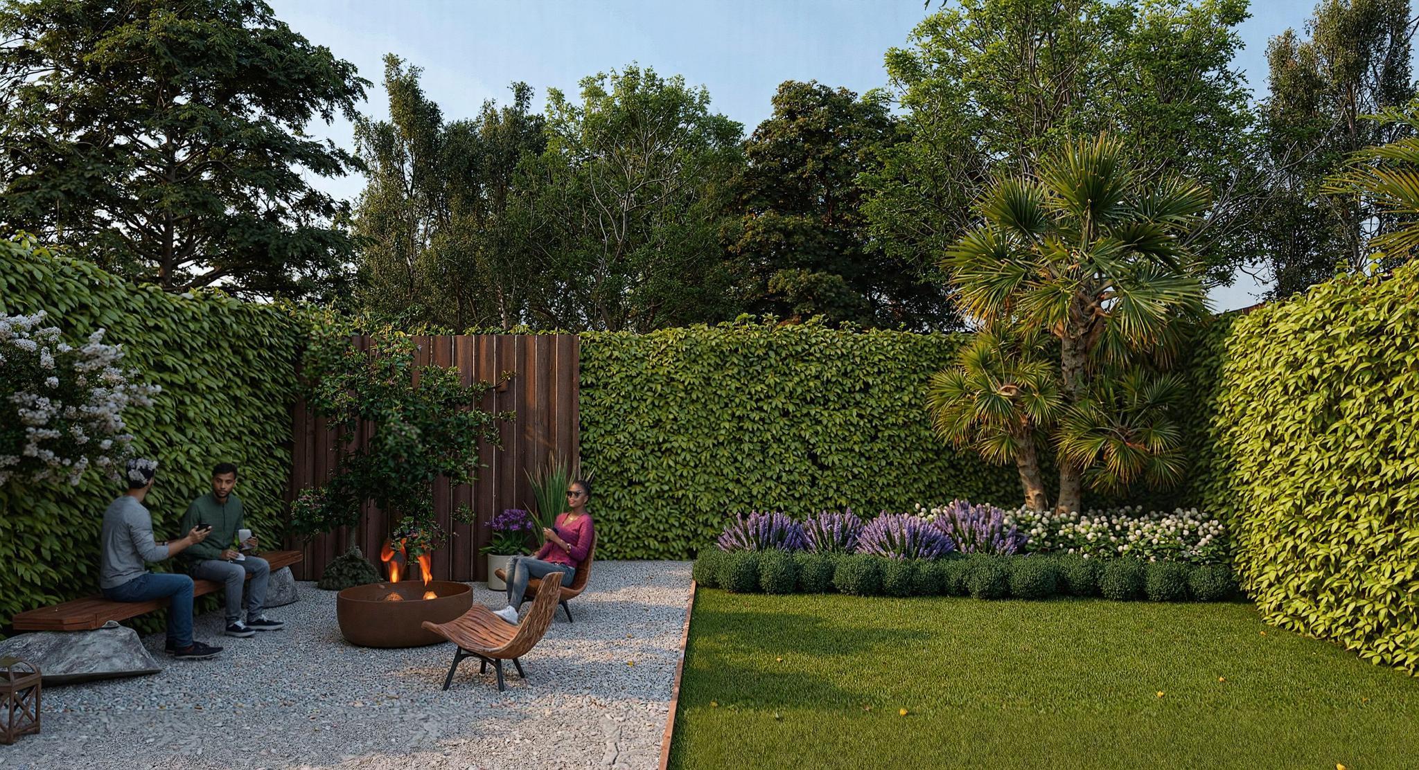 Mediterráneo pleno sol<br> 10x6 metros - Modelo 1