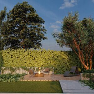 Mediterráneo pleno sol<br> 10x6 metros - Modelo 2