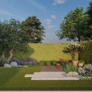 Mediterráneo pleno sol<br> 10x6 metros - Modelo 3