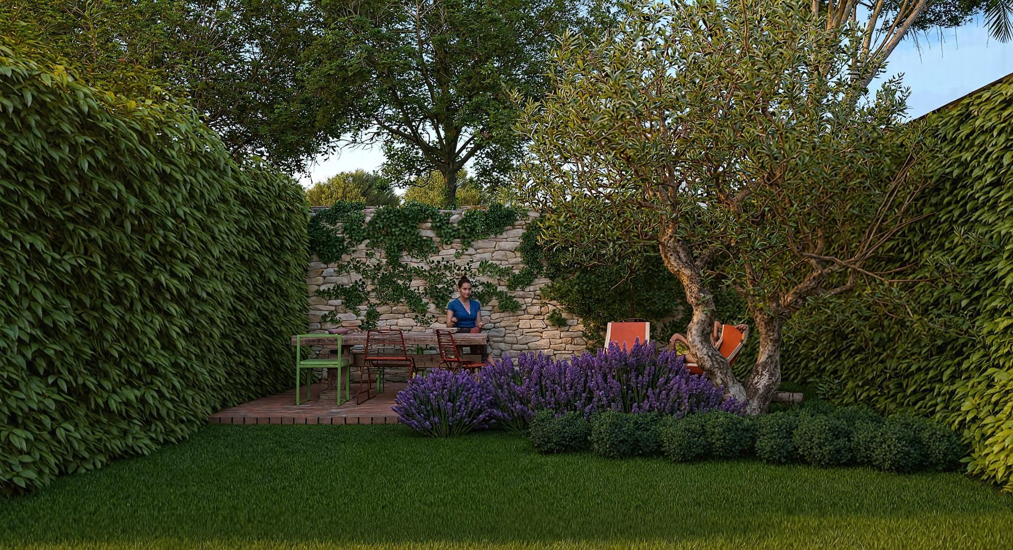 Mediterráneo pleno sol<br> 6x8 metros - Modelo 3