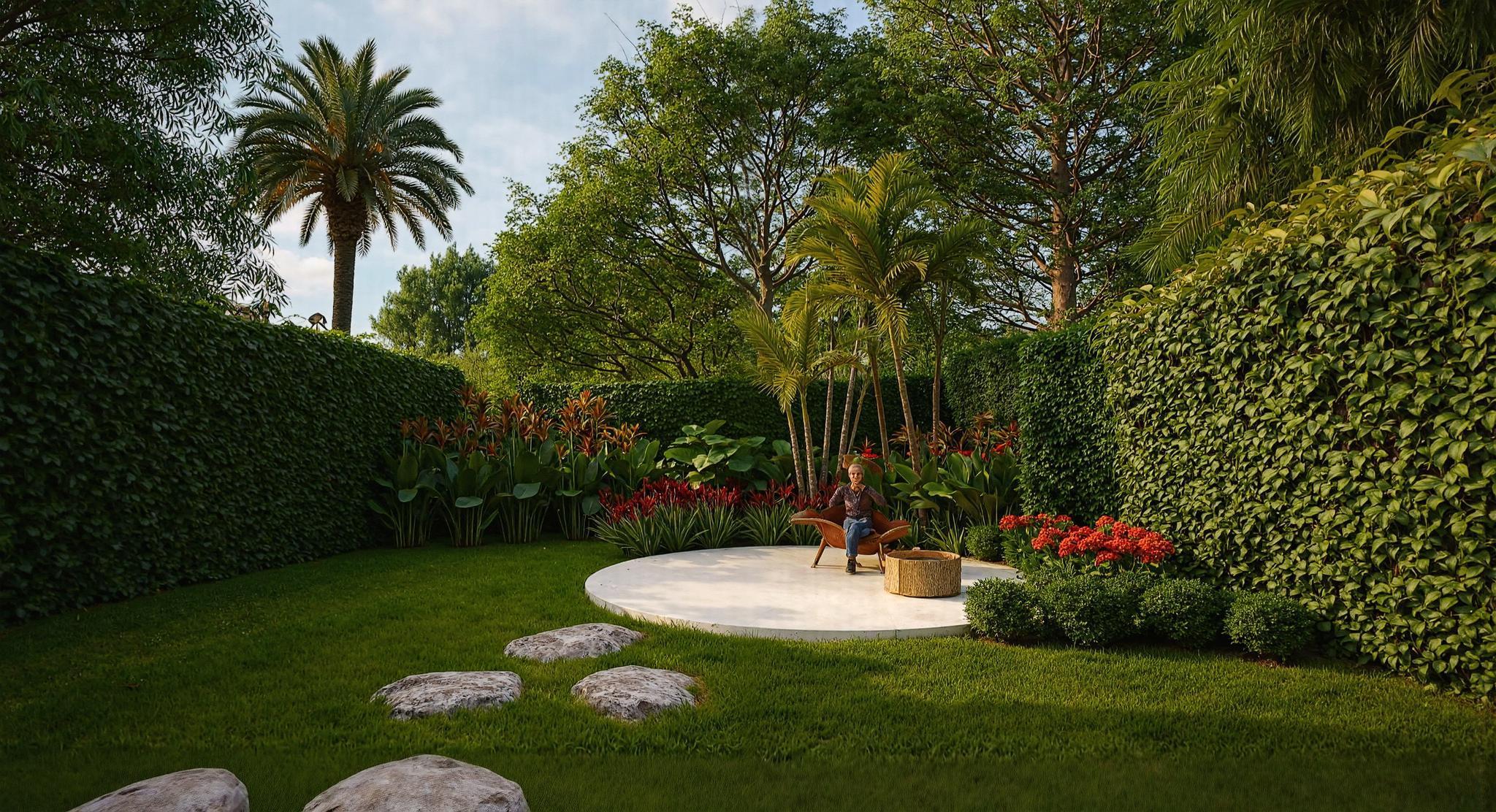 Tropical media sombra<br> 10x15 metros - Modelo 1