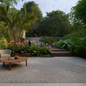 Tropical media sombra<br> 10x15 metros - Modelo 2