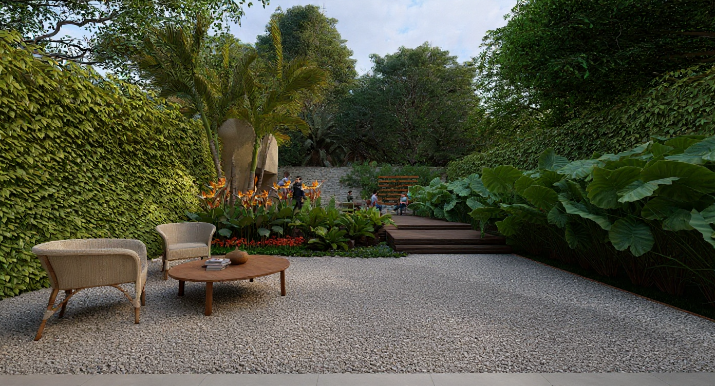 Tropical media sombra<br> 10x15 metros - Modelo 2