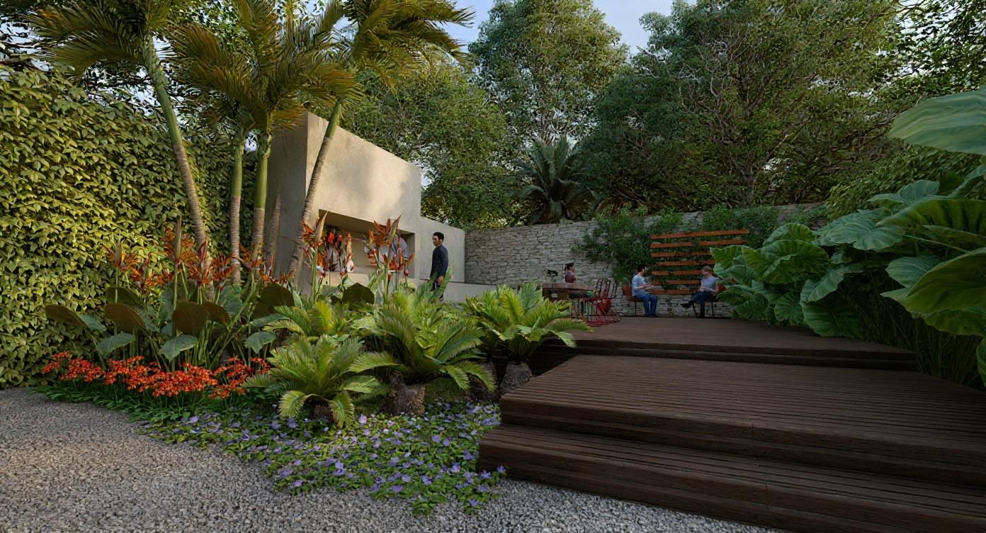 Tropical media sombra<br> 10x15 metros - Modelo 2 - Image 2