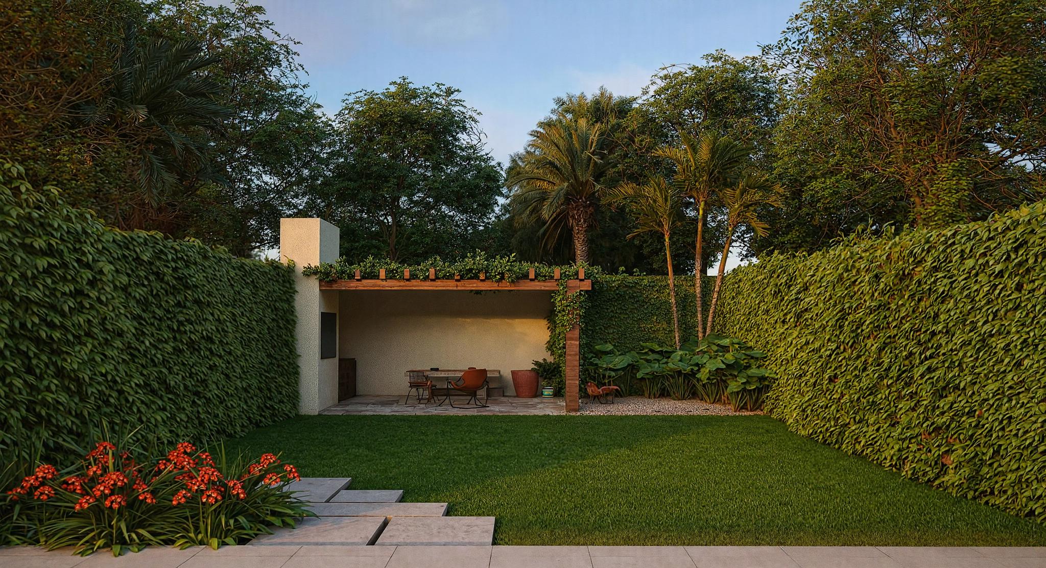 Tropical media sombra<br> 10x15 metros - Modelo 4