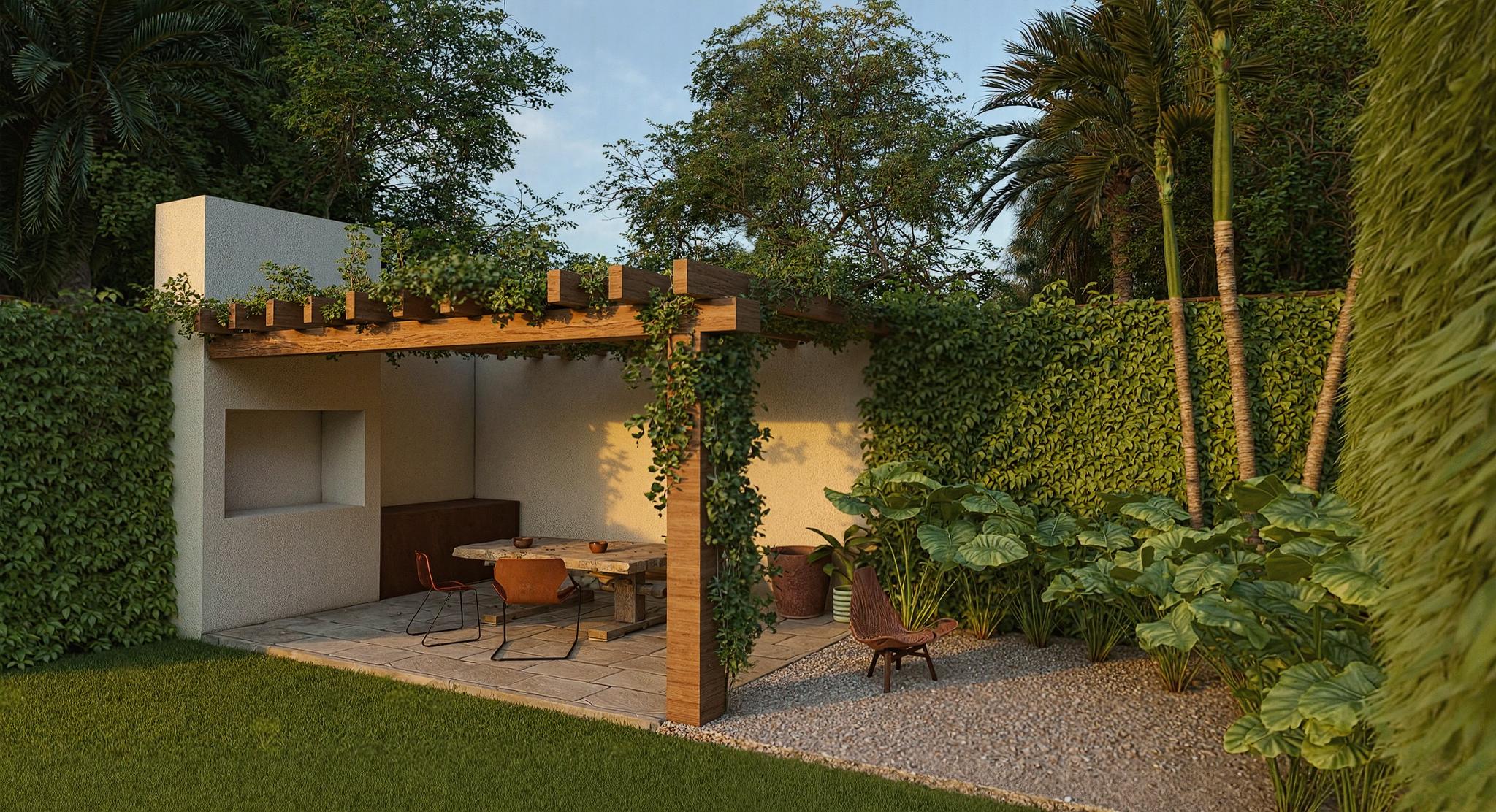 Tropical media sombra<br> 10x15 metros - Modelo 4 - Image 2