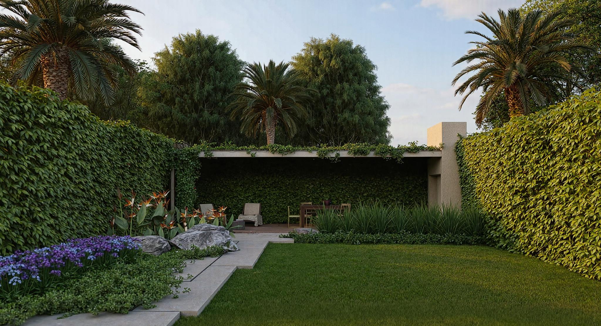 Tropical pleno sol<br> 10x15 metros - Modelo 3