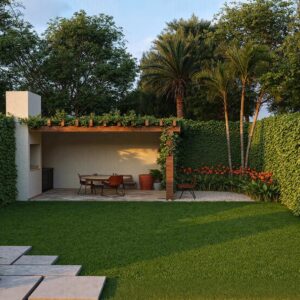 Tropical pleno sol<br> 10x15 metros - Modelo 4